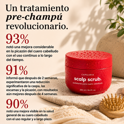 Exfoliante revitalizante y reparador para el cuero cabelludo | 200 ml